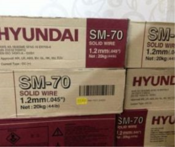 Dây hàn MIG Hyundai SM-70 - Vật Liệu Hàn Trần Khoa - Công Ty TNHH Sản Xuất Thương Mại & Dịch Vụ Trần Khoa
